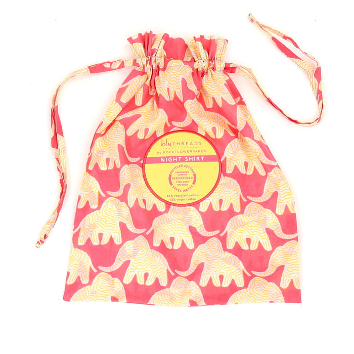 ELEPHANTS PINK Night Shirt