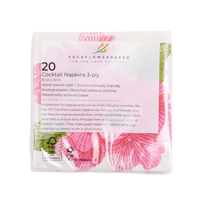 PINK PEONY Paper Napkins (Pack of 25)