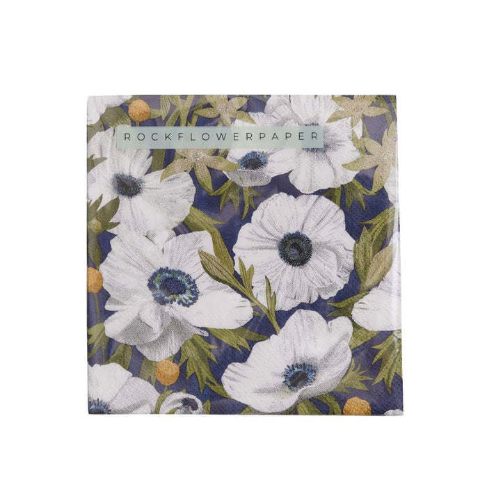 ANEMONE POPPY Paper Cocktail Napkins (Pack of 25)