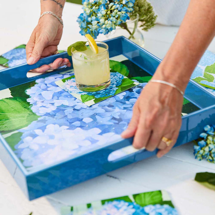 BLUE HYDRANGEA Paper Napkins (Pack of 25)