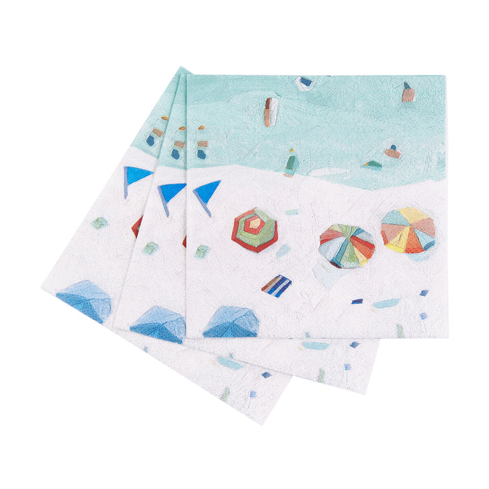 BEACH VISTA Paper Cocktail Napkins (Pack of 25)