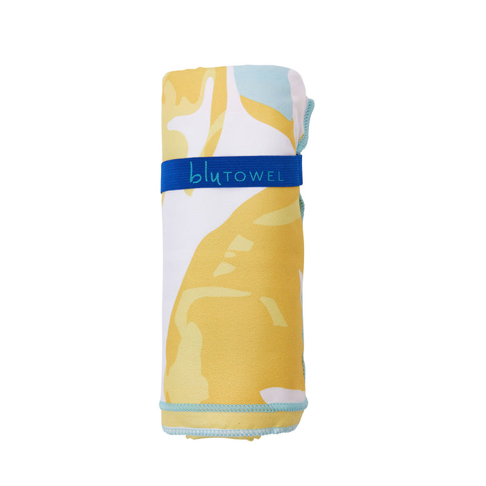 LEMON SLICES Reversible Beach Towel