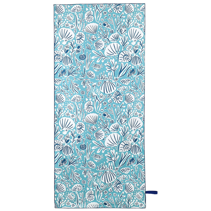 TURTLES AQUA Reversible Beach Towel