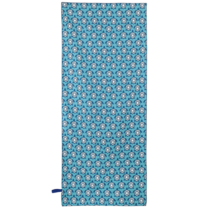 TURTLES AQUA Reversible Beach Towel