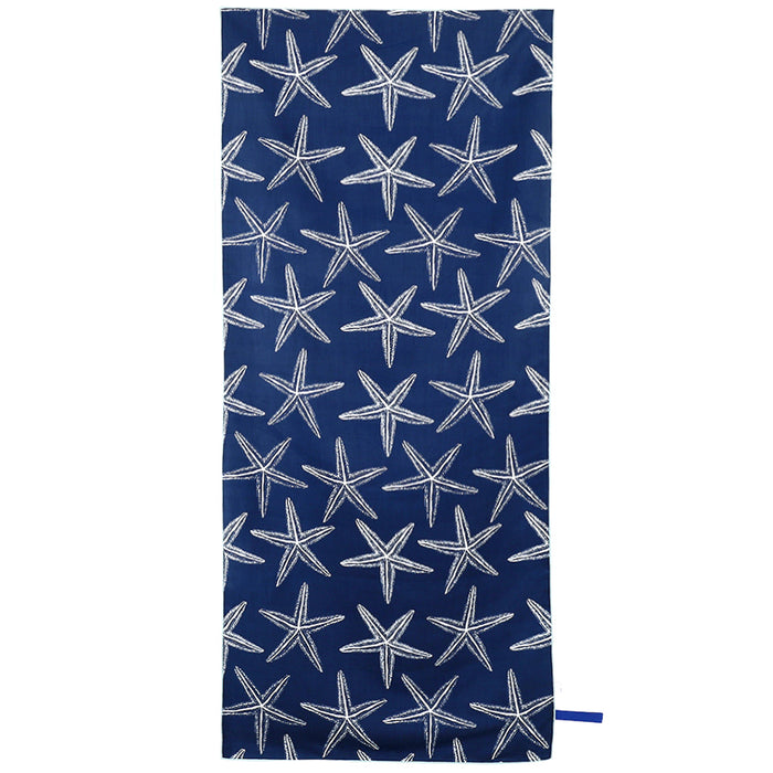 STARFISH NAVY Reversible Beach Towel
