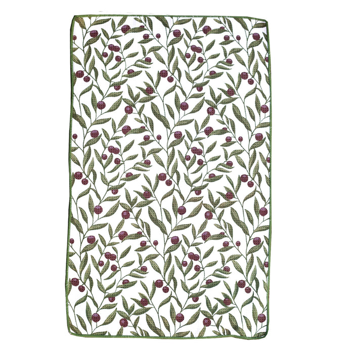 Olives blu Kitchen Tea Towel
