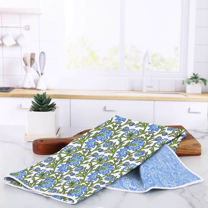 Sloane blu Kitchen Tea Towel