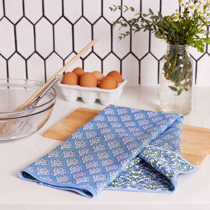 Blaire Blue blu Kitchen Tea Towel