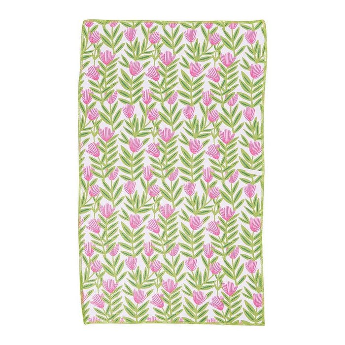 Poppy Papaver blu Kitchen Tea Towel