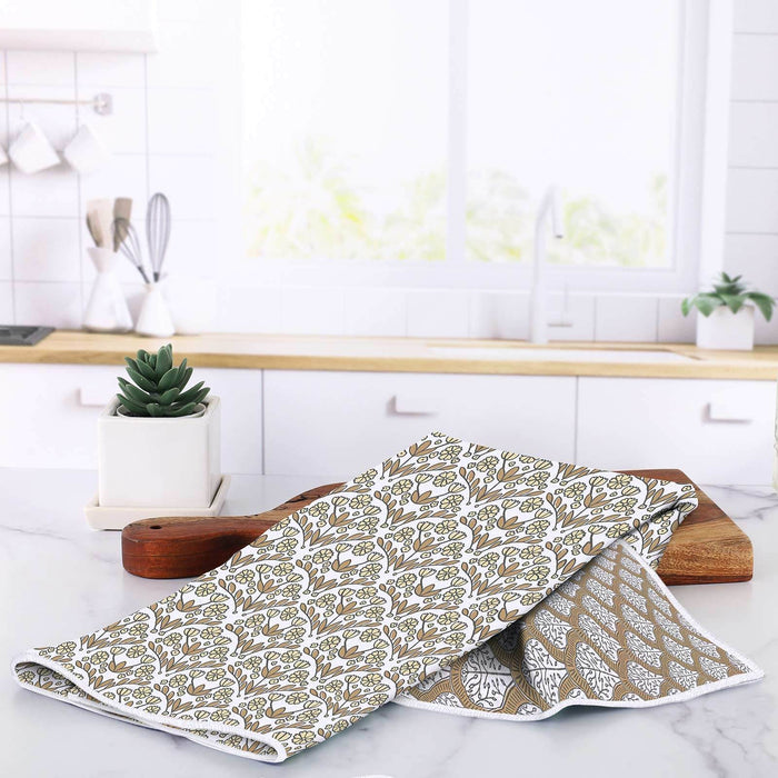 Blaire Tan blu Kitchen Tea Towel