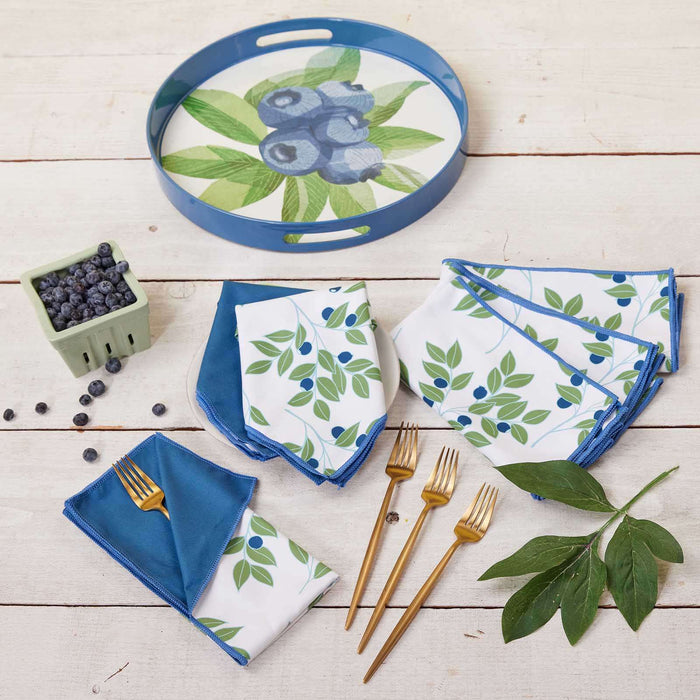 BLUEBERRIES blu Dinner Napkin
