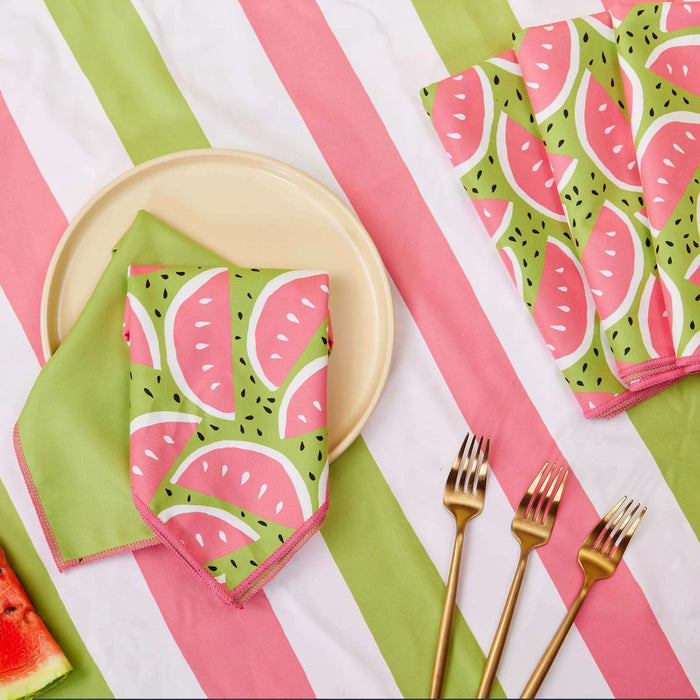 WATERMELON PARTY blu Dinner Napkin