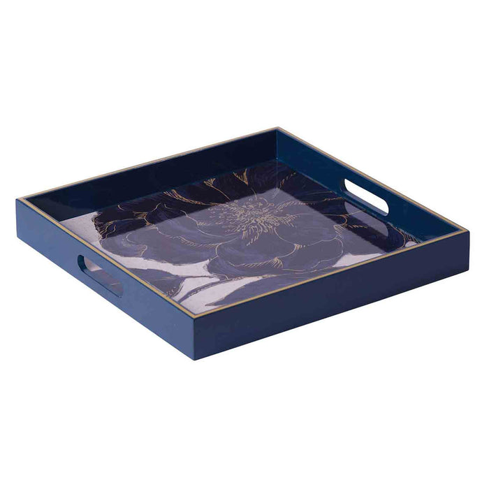 INDIGO GARDEN 15 Inch Square Tray