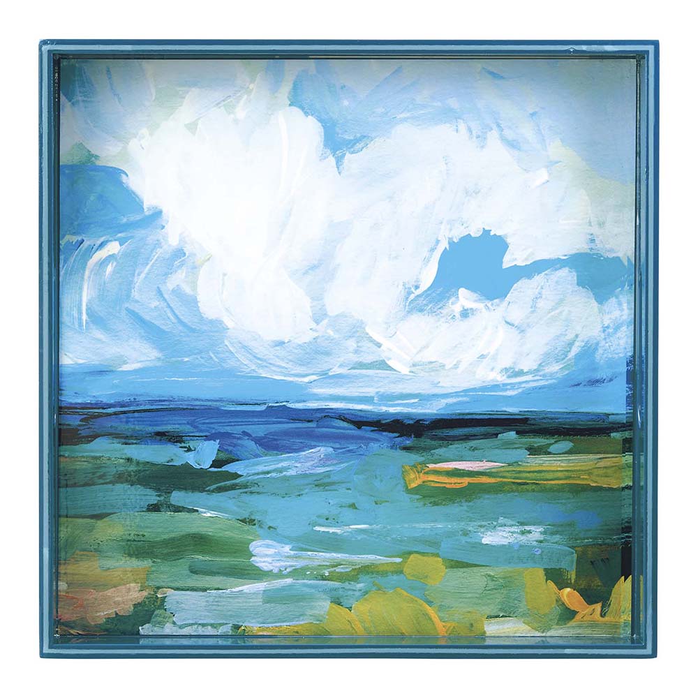 SALTWATER'S EDGE 15 Inch Square Tray