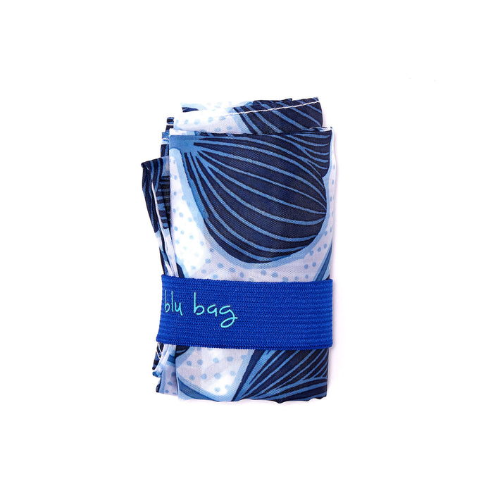 MODERN POPPY blu Bag Reusable Shopper Tote