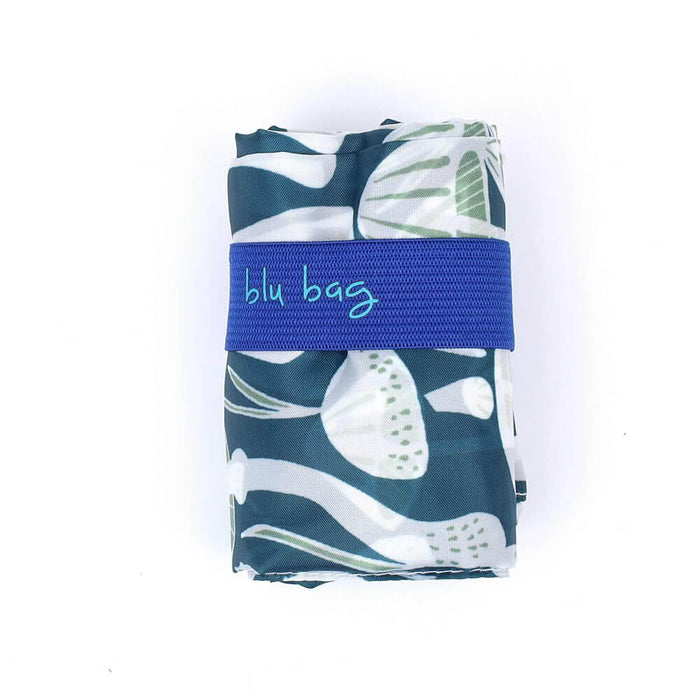 Mushrooms blu Bag Reusable Shopper Tote