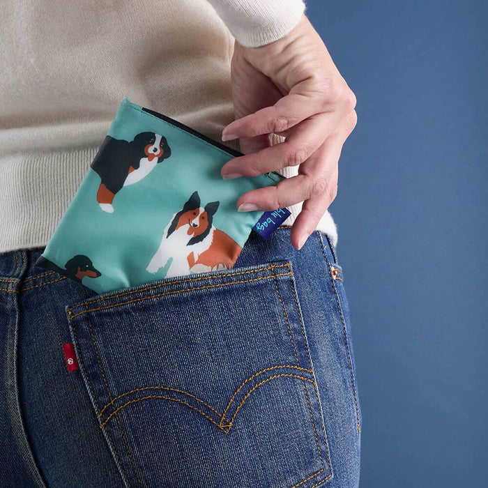 Pups blu Bag Reusable Shopper Tote