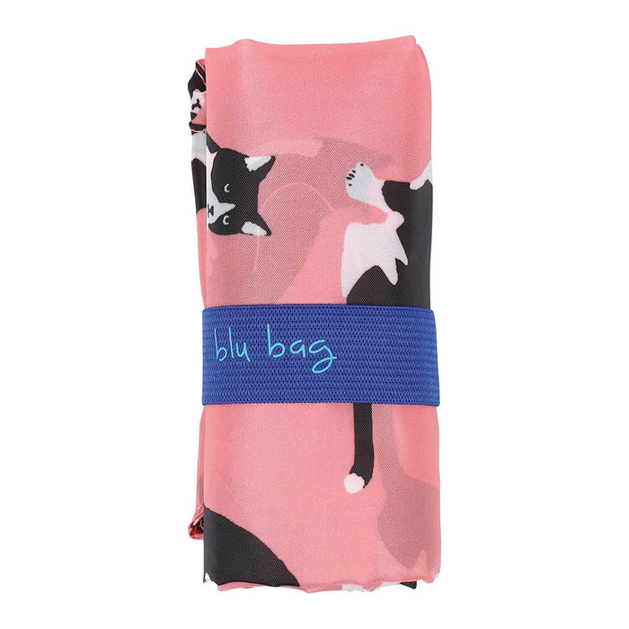Kitties blu Bag Reusable Shopper Tote
