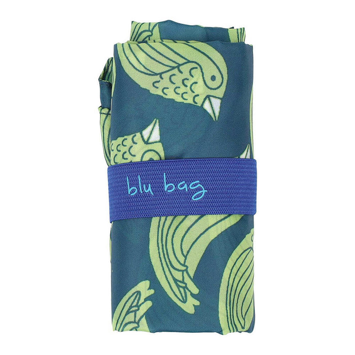 Woodland Birds blu Bag Reusable Shopper Tote