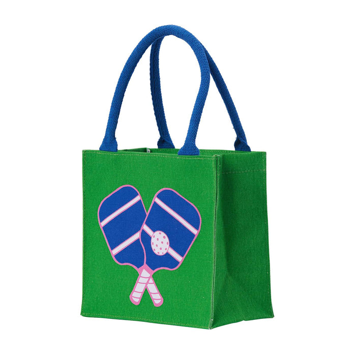 PICKELBALL GREEN Itsy Bitsy Reusable Gift Bag Tote