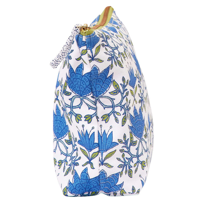 TILLY BLUE GREEN Pouch, Large