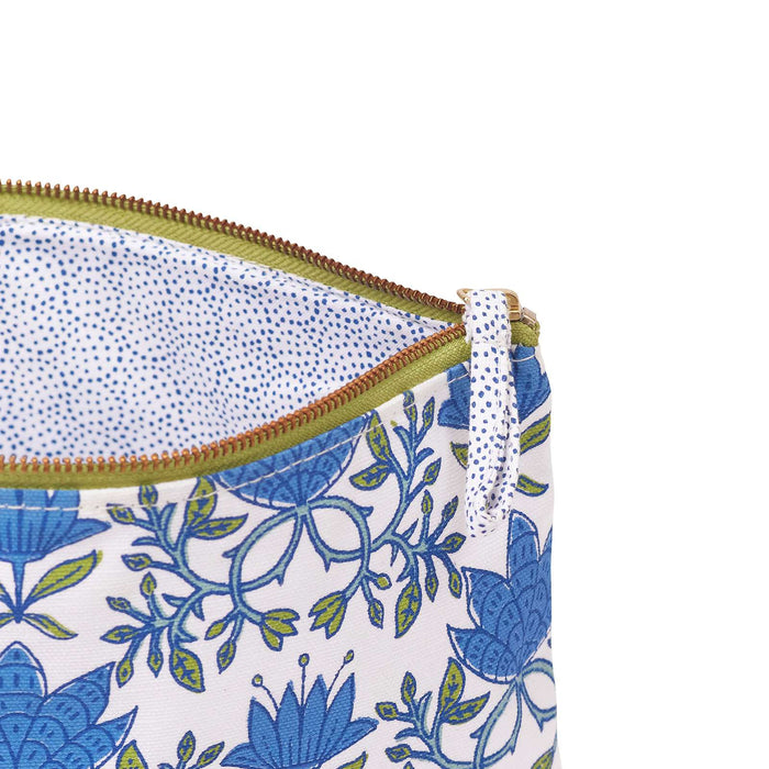 TILLY BLUE GREEN Pouch, Large