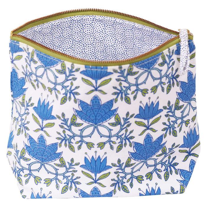 TILLY BLUE GREEN Pouch, Large