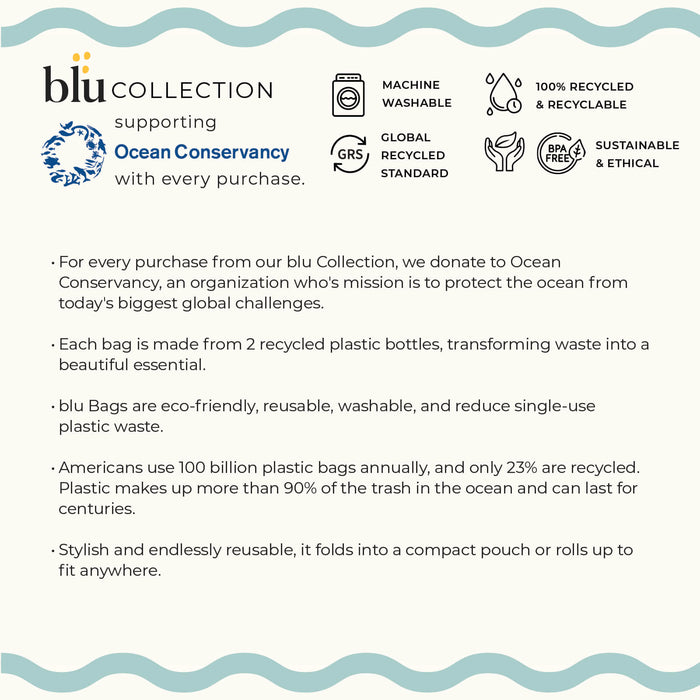 SEA TURTLE OCEAN blu Bag Reusable Shopper Tote