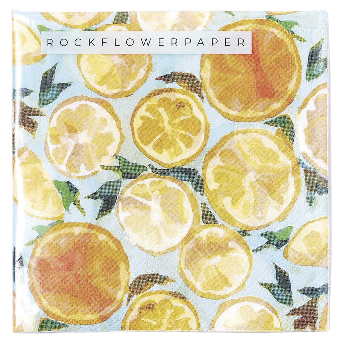 LEMON SLICES Paper Napkins (Pack of 25)