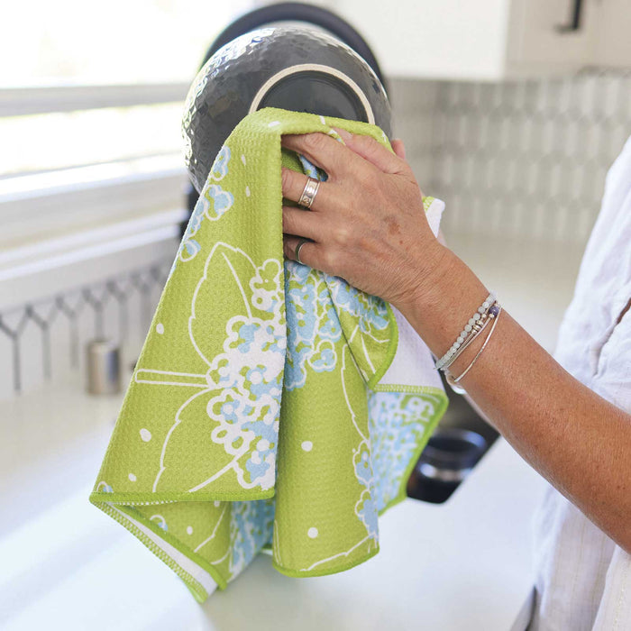 Hydrangea blu Kitchen Tea Towel