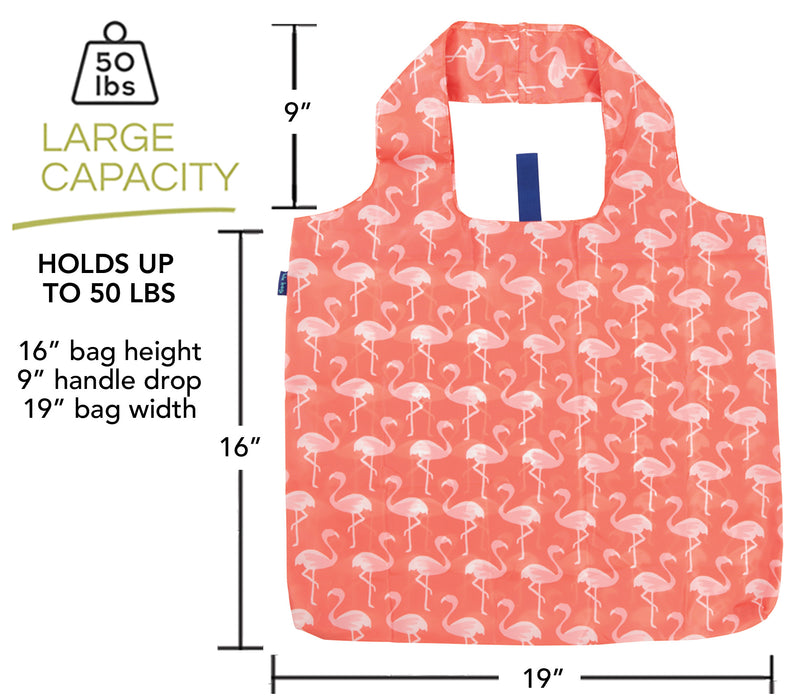 DESERT FLAMINGO blu Bag Reusable Shopper Tote