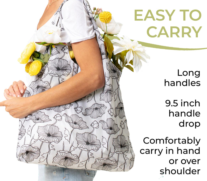 POPPY blu Bag Reusable Shopper Tote