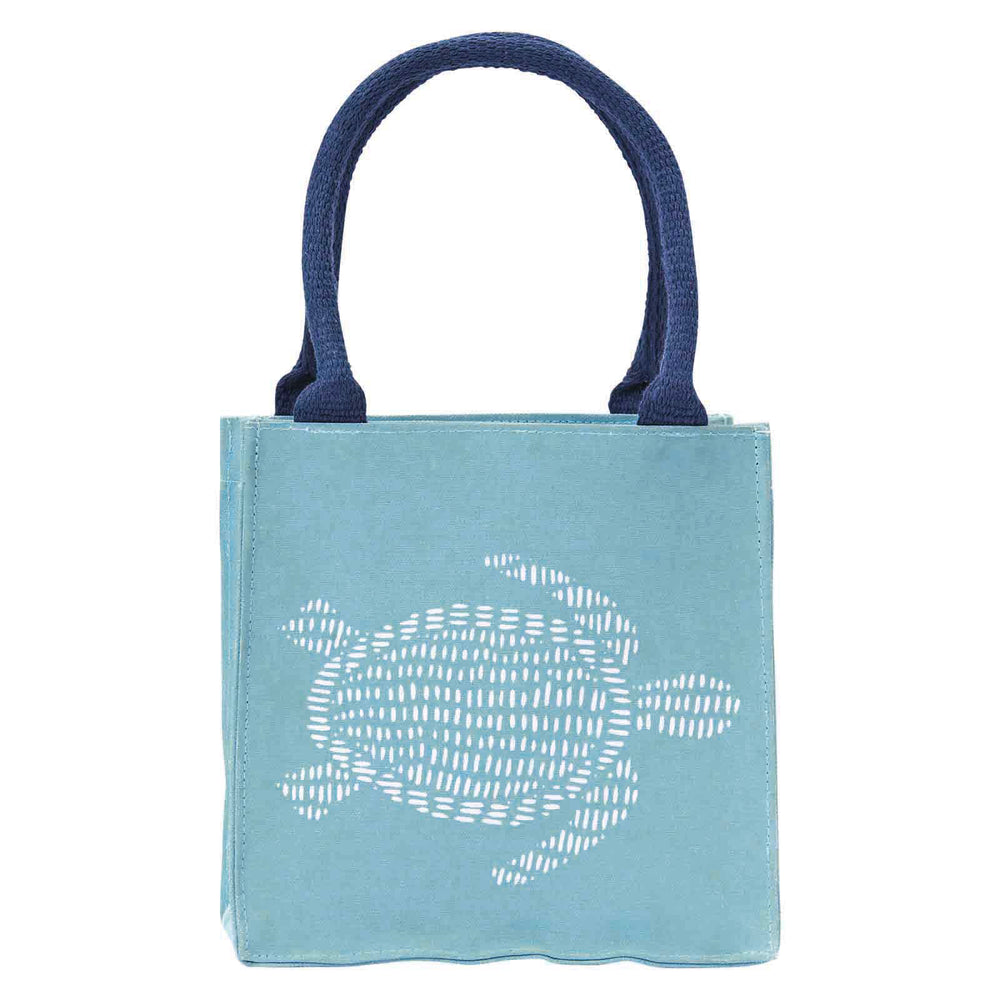 SEA TURTLE Itsy Bitsy Reusable Gift Bag Tote