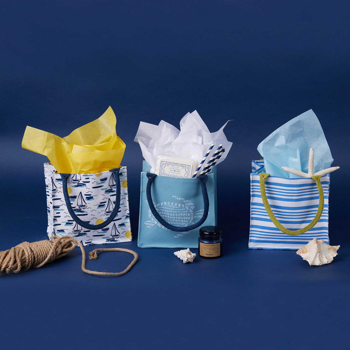 SEA TURTLE Itsy Bitsy Reusable Gift Bag Tote