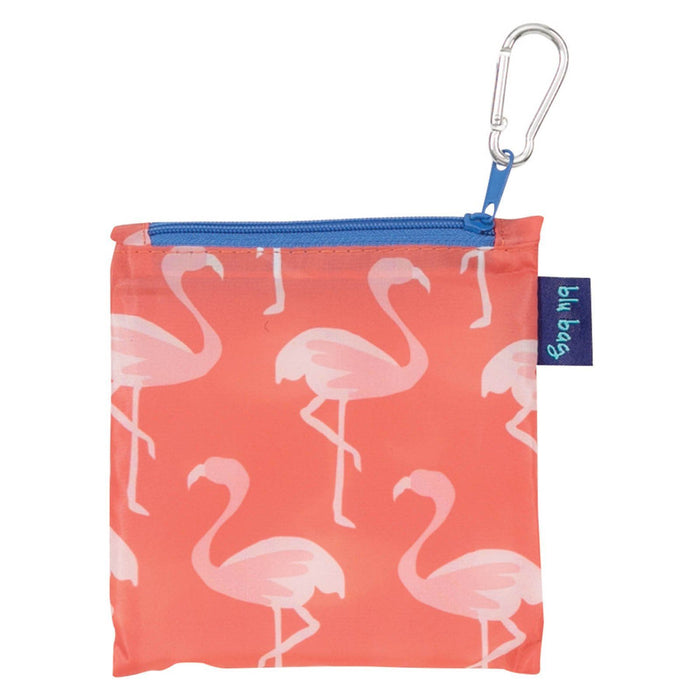 Pink Flamingo blu Bag Reusable Shopping Bag BLUBAGS rfp-blu
