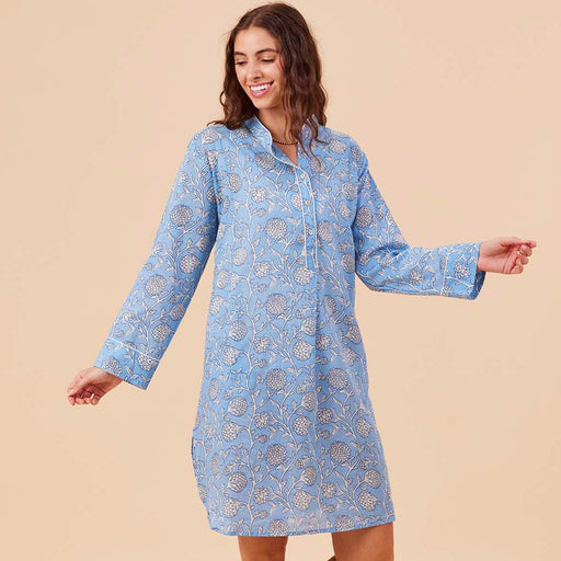 AINSLEY LIGHT BLUE Night Shirt