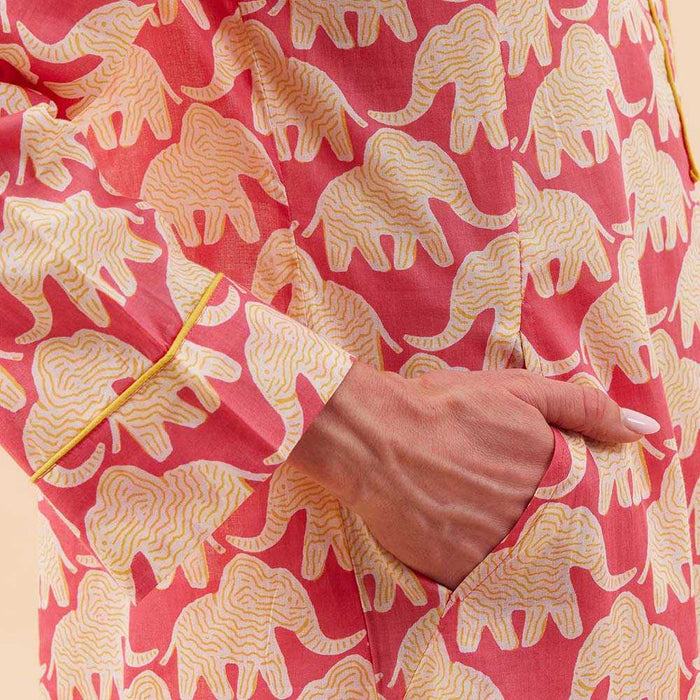 ELEPHANTS PINK Night Shirt (Available: 02/05/2025)