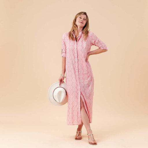 HARPER PINK Shirt Dress (Available: 02/20/2025)