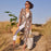 ISLAND GREY Palm Shirt Dress
