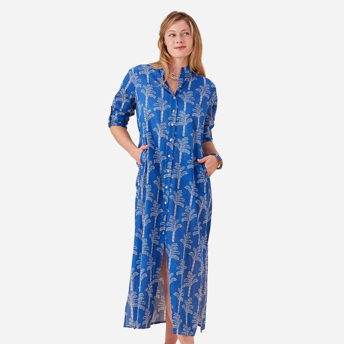 PALMS BLUE Shirt Dress