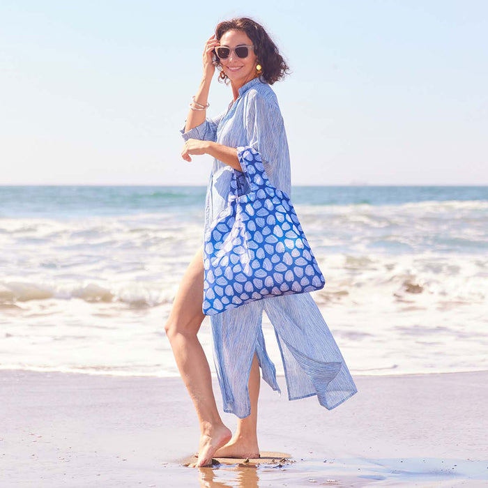 SURI NAVY Shirt Dress