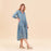 ISABELLA BLUE Long Tiered Dress