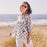 MAKENA NAVY WHITE Blouse