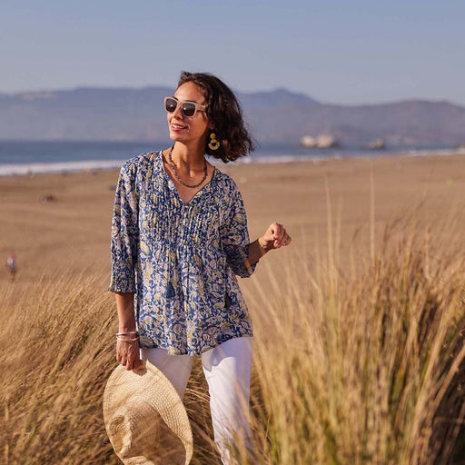 OPHELIA BLUE Blouse