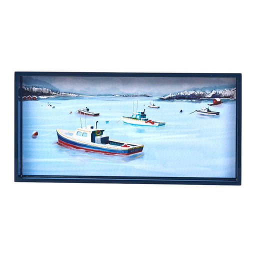 LOBSTER BOAT PARADE 10 x 20 Art Tray