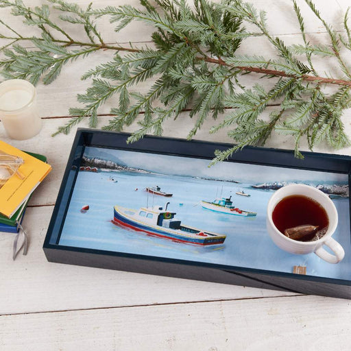 LOBSTER BOAT PARADE 10 x 20 Art Tray