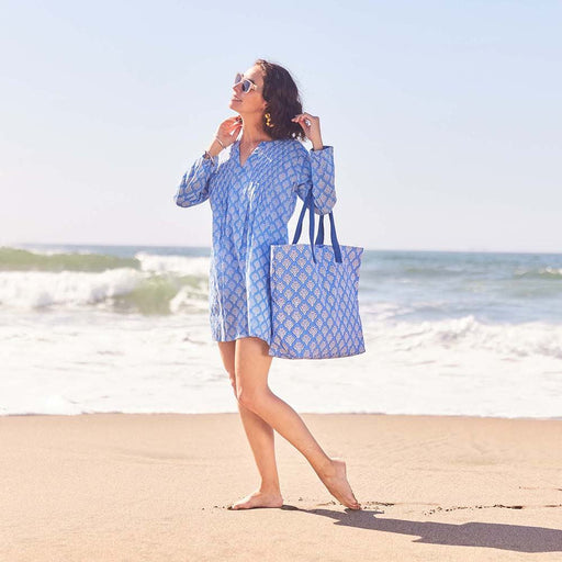 FIFER BLUE Pintuck Beach Coverup (Available: 02/20/2025)