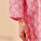 FIFER PINK Pintuck Beach Coverup