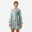 SAFARI ANIMALS OCEAN Pintuck Beach Coverup