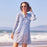 CORAL GARDEN Pintuck Beach Coverup